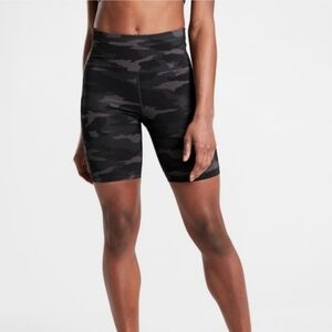 Ultimate Stash Pocket Camo Print Women's Bike Shorts.